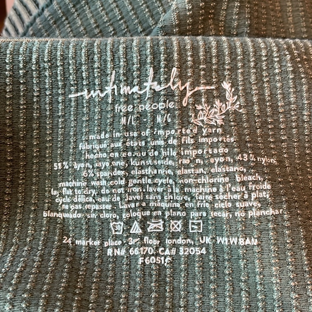 Free People Cropped Ribbed Cami - Picture 3 of 3
